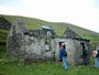 Students at house of Br�d Keane in the village, Great Blasket Island