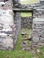 Doorway to home of Br�d Keane in the village, Great Blasket Island